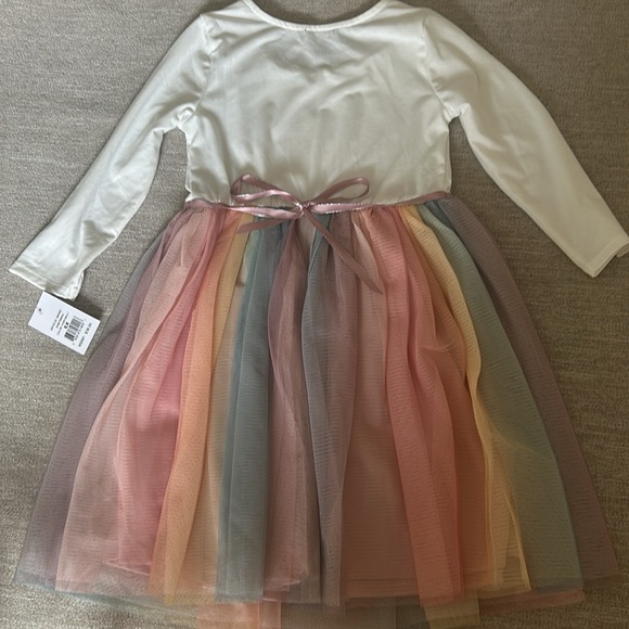 Lilt little girls butterfly sequined dress with tulle skirt Size 6X. NWT. - Picture 4 of 6